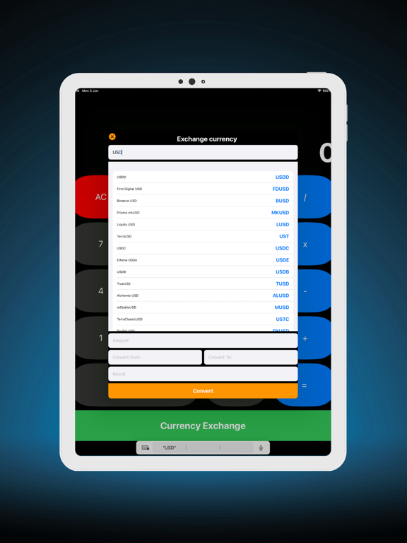 MyCalculatorClient iPad screenshot 3 - Business app