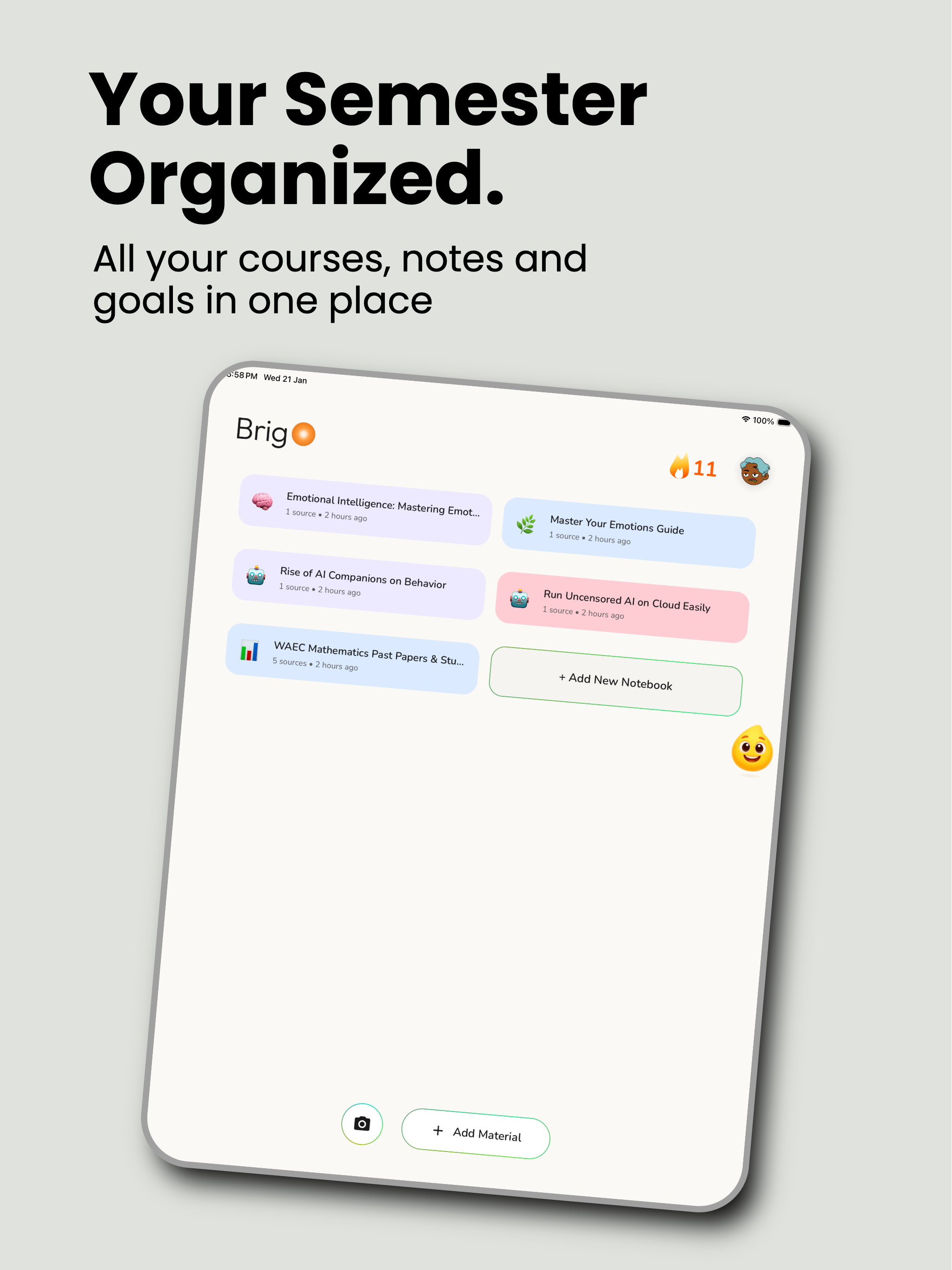 Brigo - AI Tutor for Exam Prep