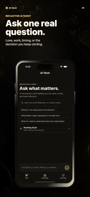 AI Tarot: Reading Chat screenshot 1