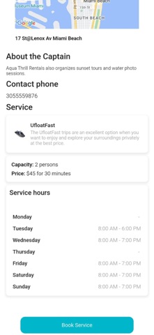 Ufloat APP screenshot