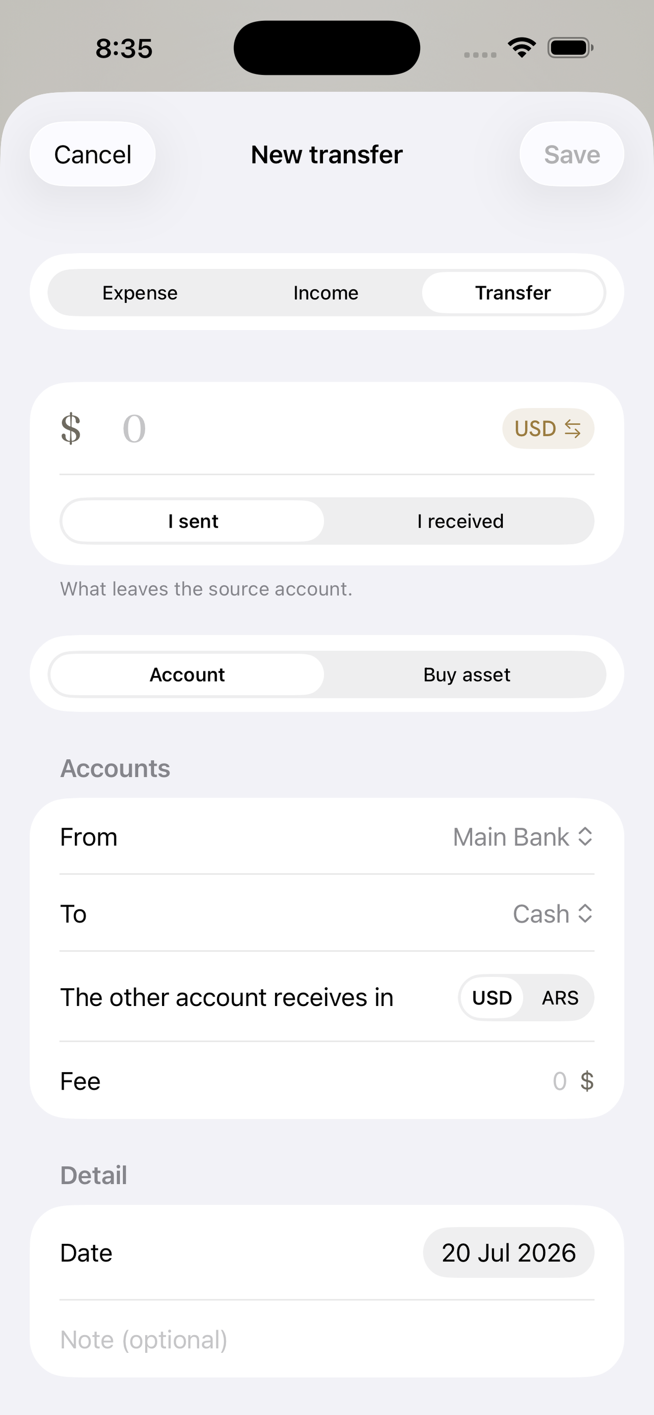 Tally: Gastos e Inversiones screenshot 6