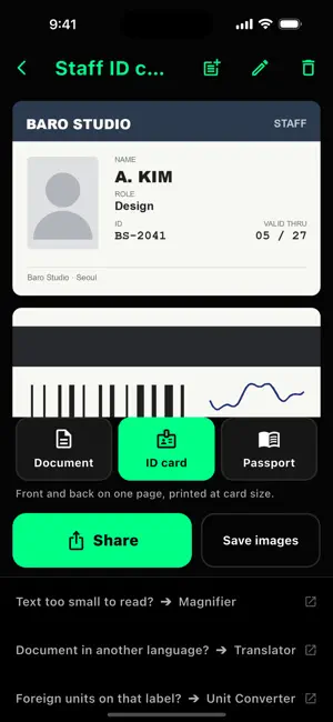 Scanner · Baro screenshot 3