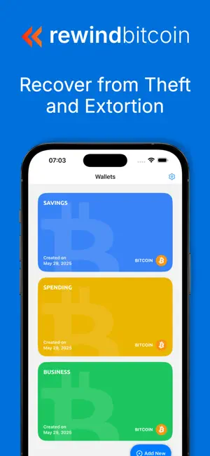 Rewind Bitcoin Wallet screenshot 1
