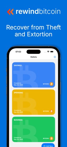 Rewind Bitcoin Wallet Screenshot 1 of 5