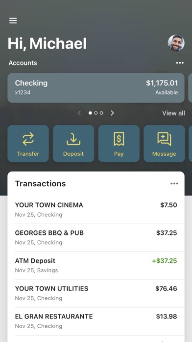 Vantage Bank MN Screenshot