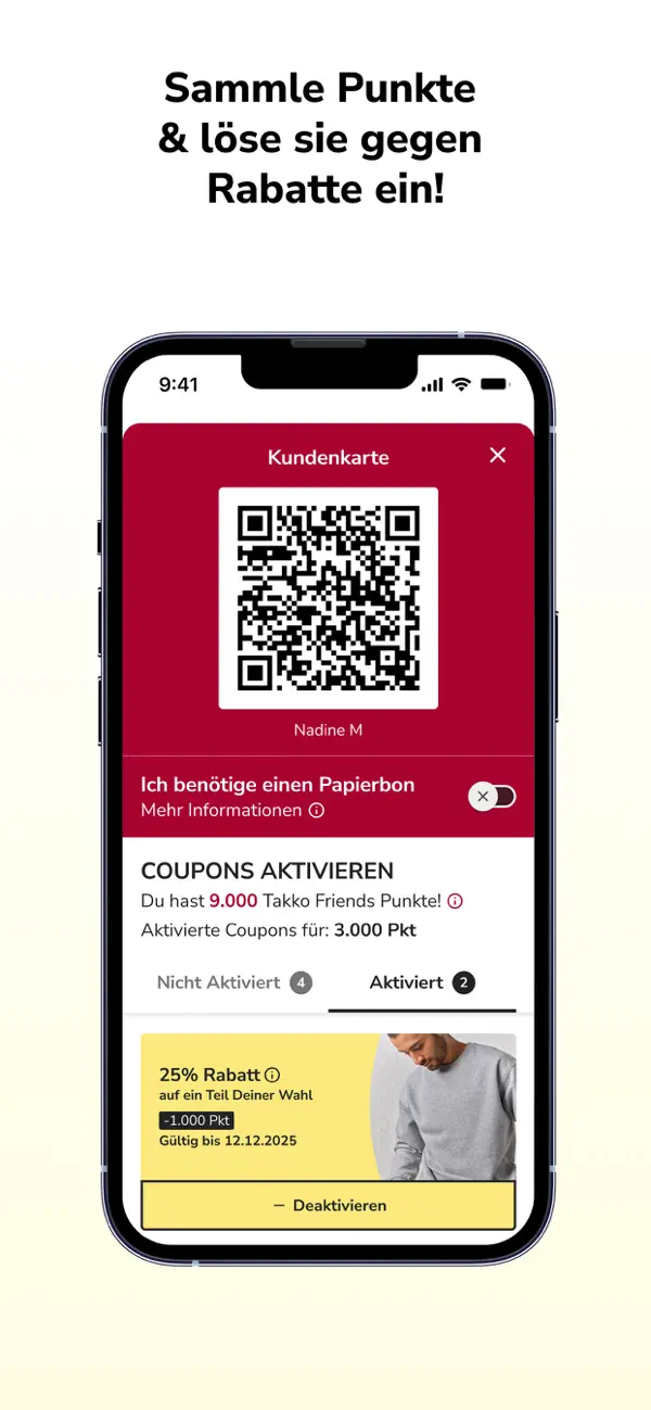 Takko Friends iPhone App Screenshot 3 – Shopping