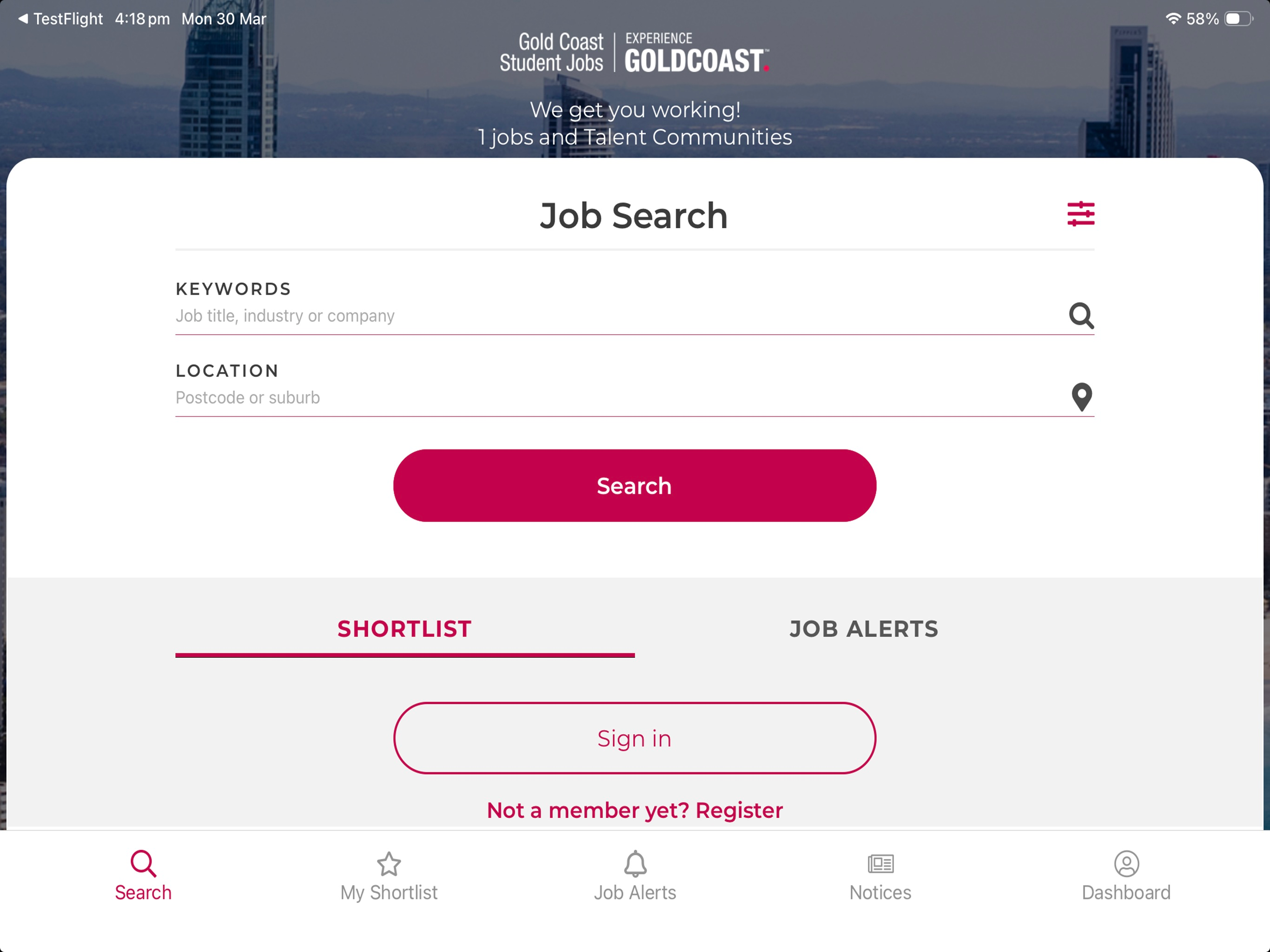 Gold Coast Student Jobs