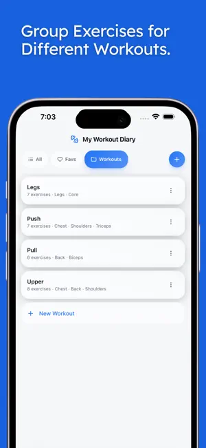 My Workout Diary - Gym Tracker screenshot 4