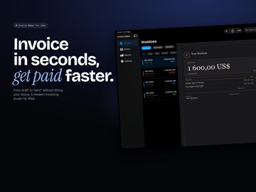Invoice Maker: AI PDF Billing iPad screenshot