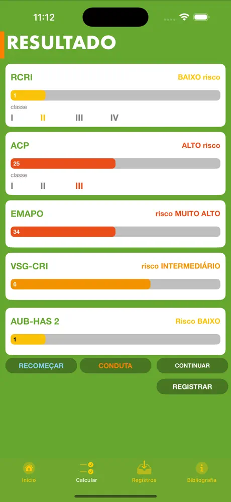 Risco Perioperatório screenshot 3
