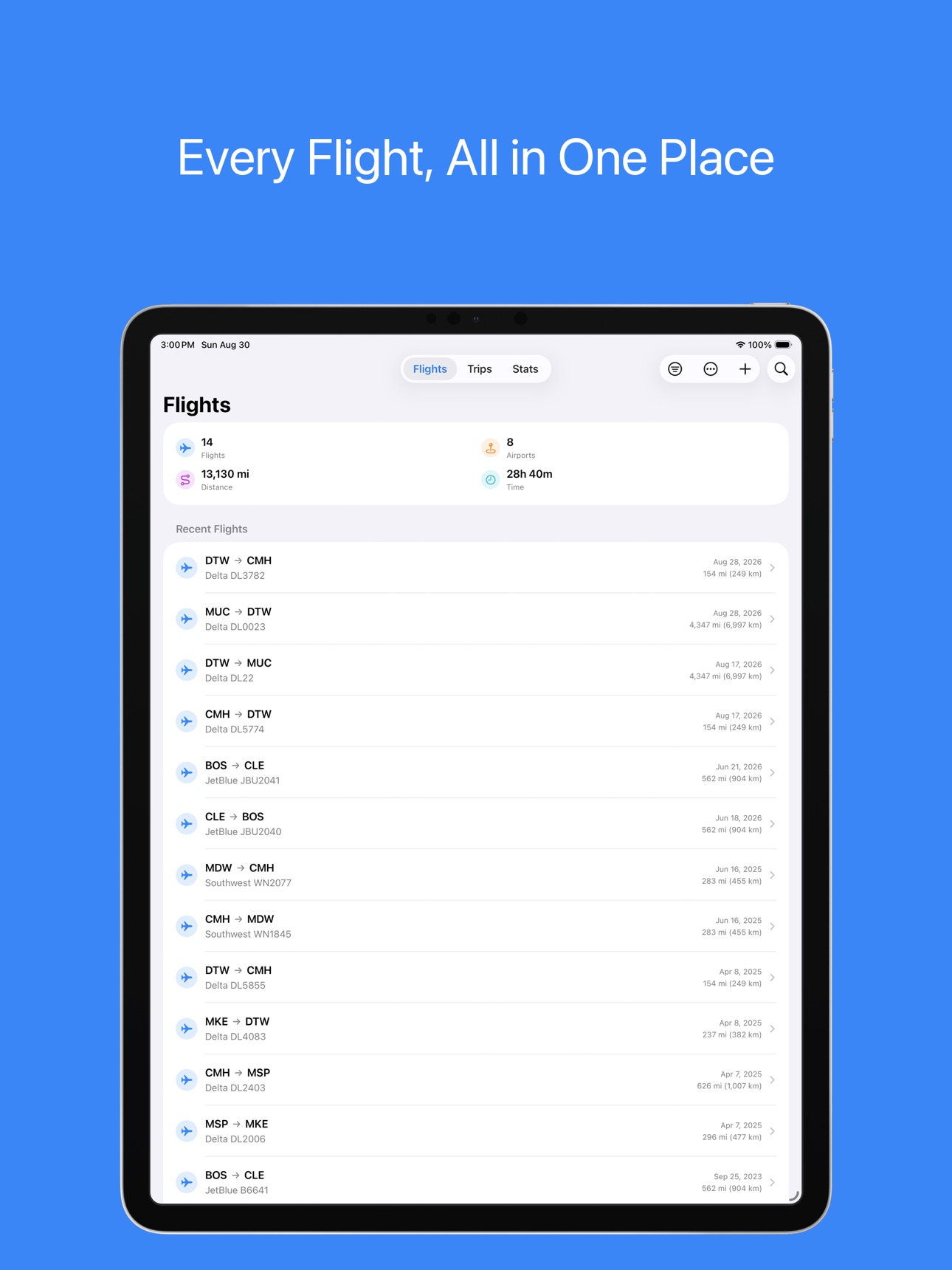 Screenshot 9 of Flights - Simple Flight Log