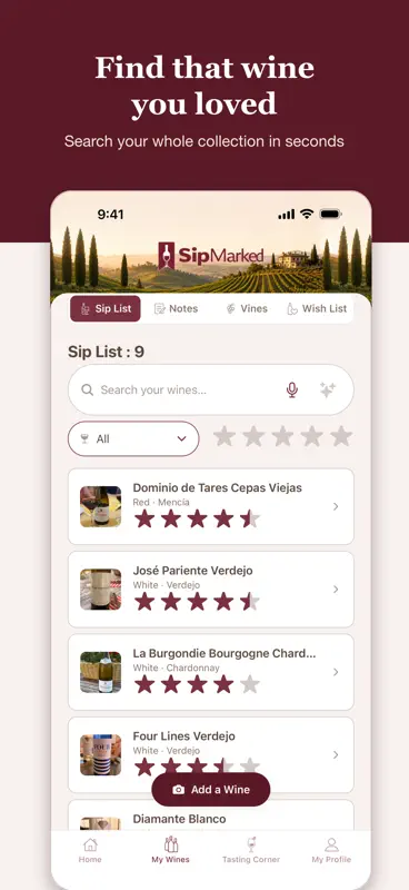 SipMarked: Wine Journal screenshot 3 of 7