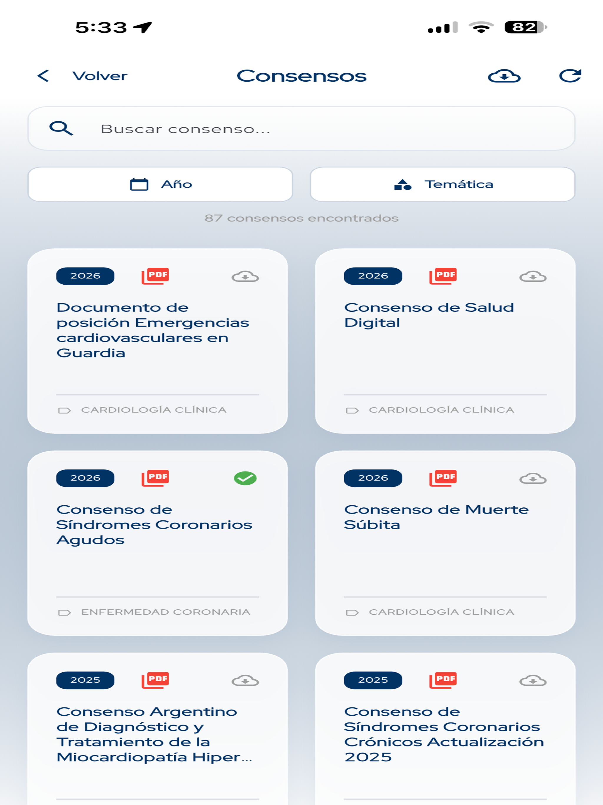 SAC - Soc. Arg. de Cardiología screenshot 18