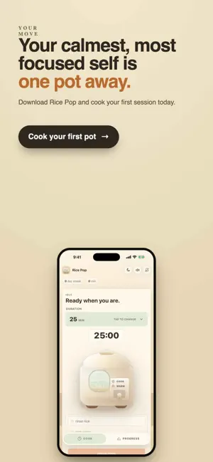 Rice Pop: Visual Study Timer screenshot 1