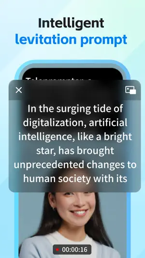 Teleprompter-Floating Dialogue screenshot 1