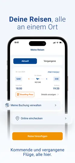 Screenshot von SunExpress Airlines auf dem iPhone 5