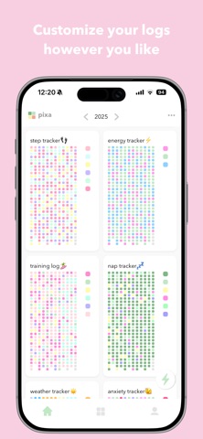 Pixa - My Year in Pixels iPhone screenshot 3