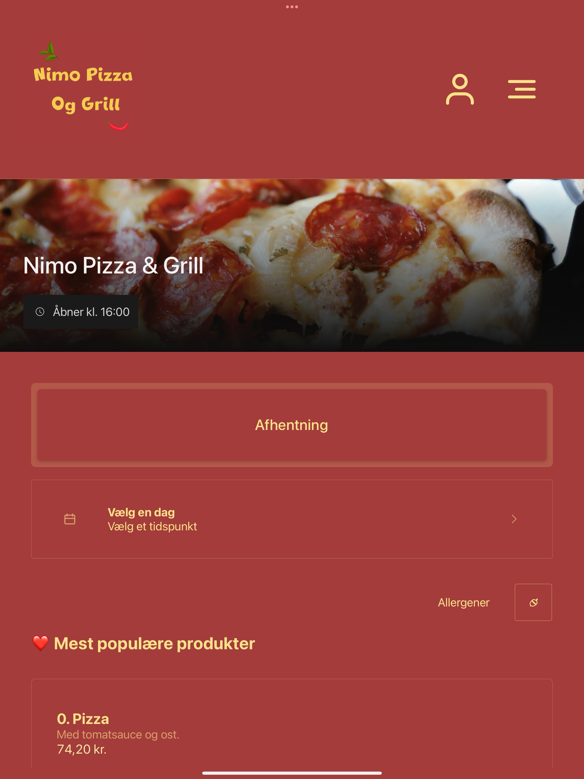 Nimo Pizza & Grill