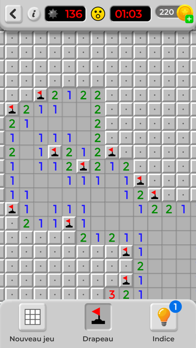 Screenshot #2 pour Minesweeper Classic Bomb Games
