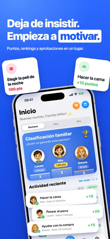 FamilyPoints: Tareas y Hábitos screenshot 1 of 5