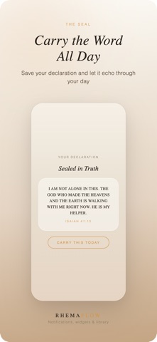 RhemaFlow - Faith Affirmations screenshot
