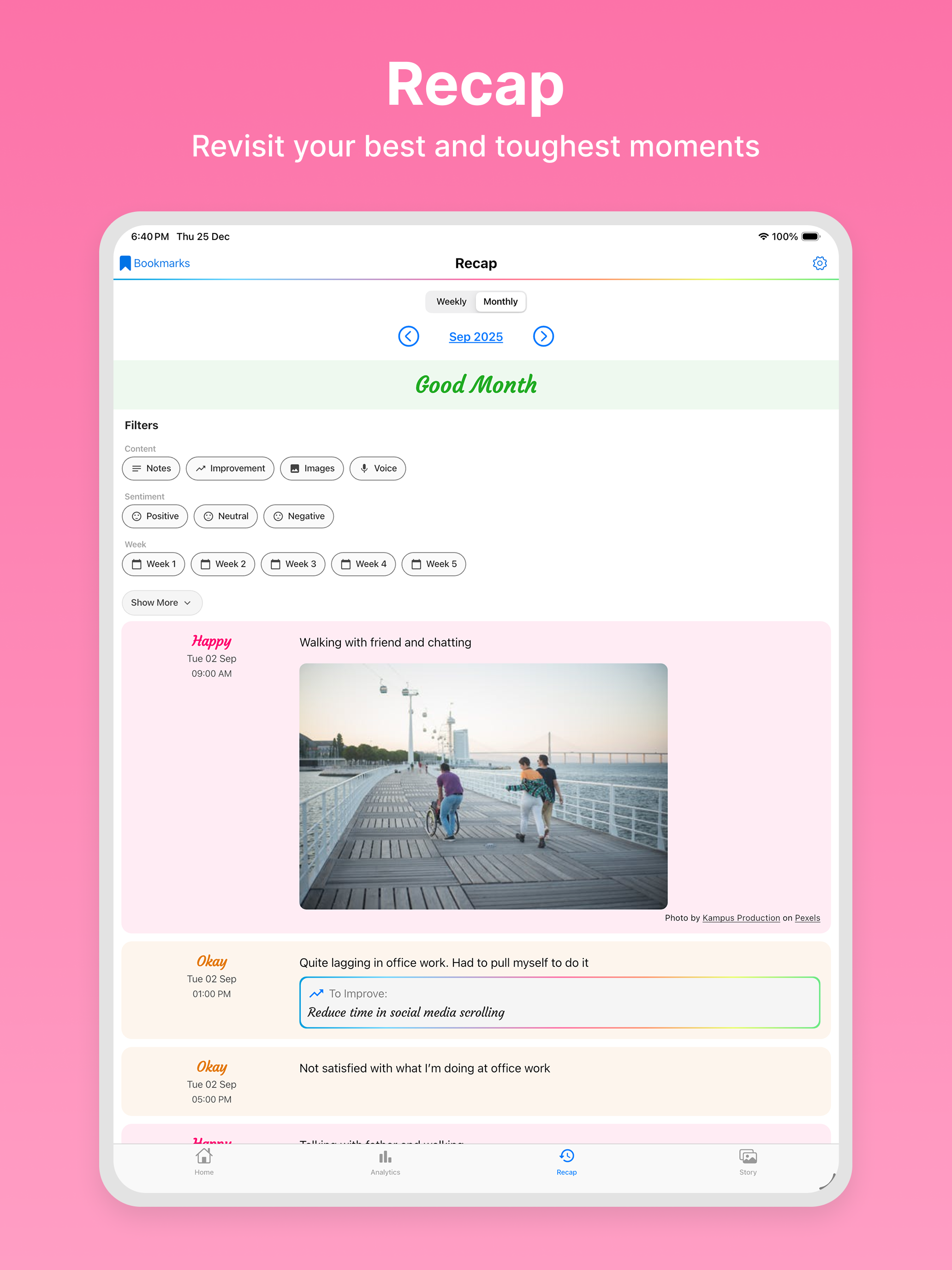 Wybe: Mood Tracker & Journal screenshot 19