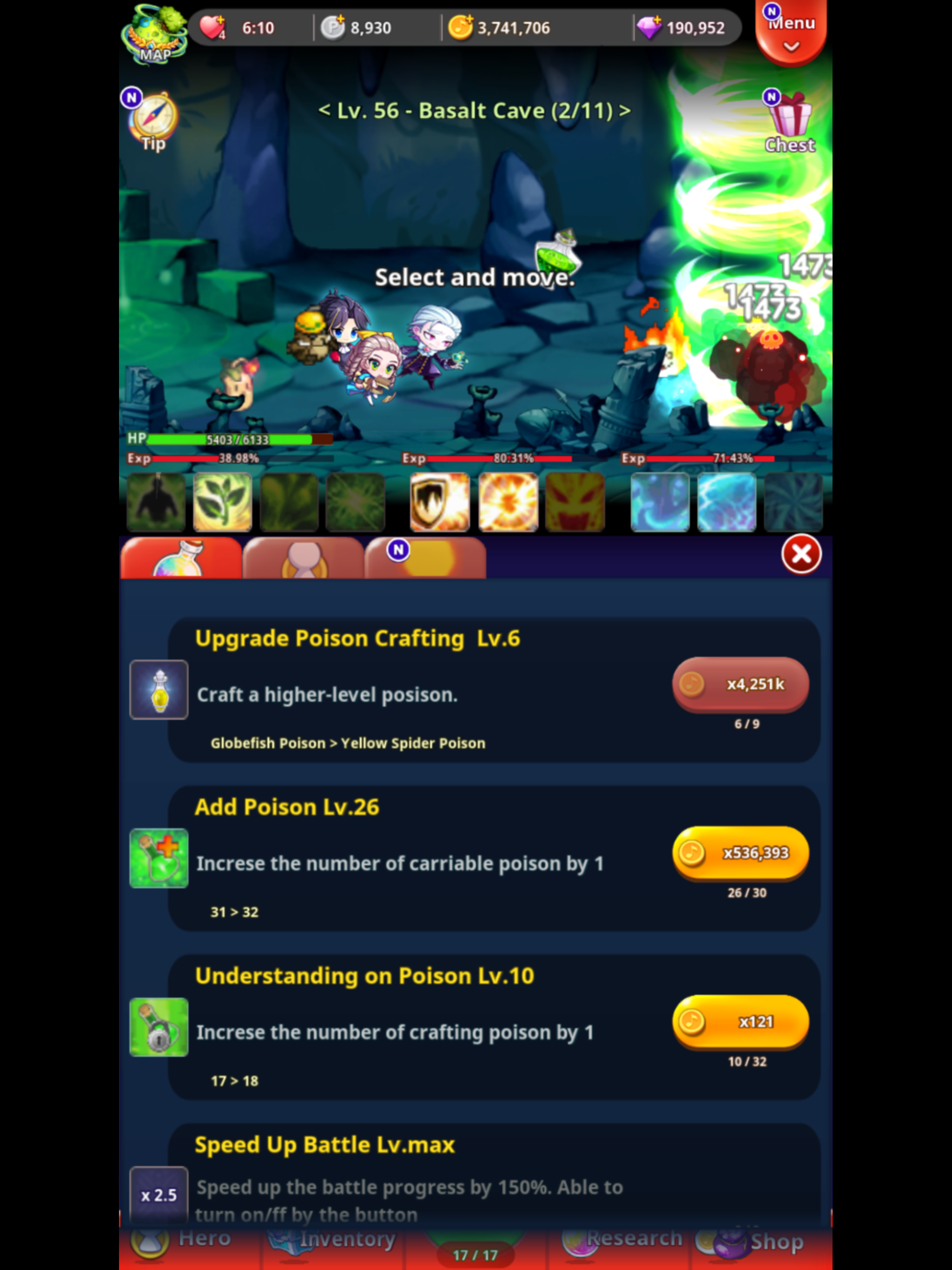 Merging poison by Salieri