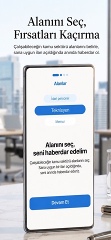 Atama Bildirim - Kamu İlanları iPhone screenshot 1