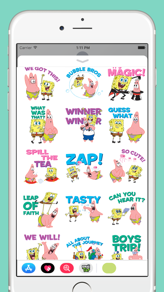 #3. SpongeBob & Patrick (iOS) 由: Bare Tree Media Inc