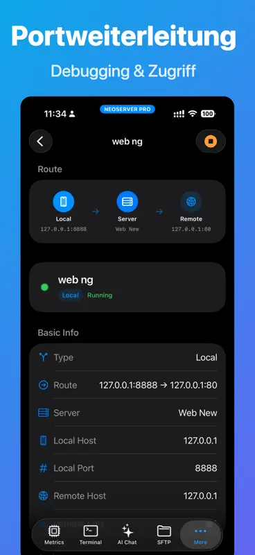 NeoServer SSH Client Terminal screenshot 6 of 10