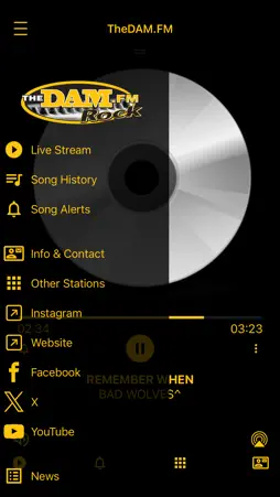 TheDam.fm screenshot 2