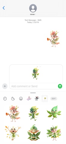 Whisper Wind Stickers screenshot
