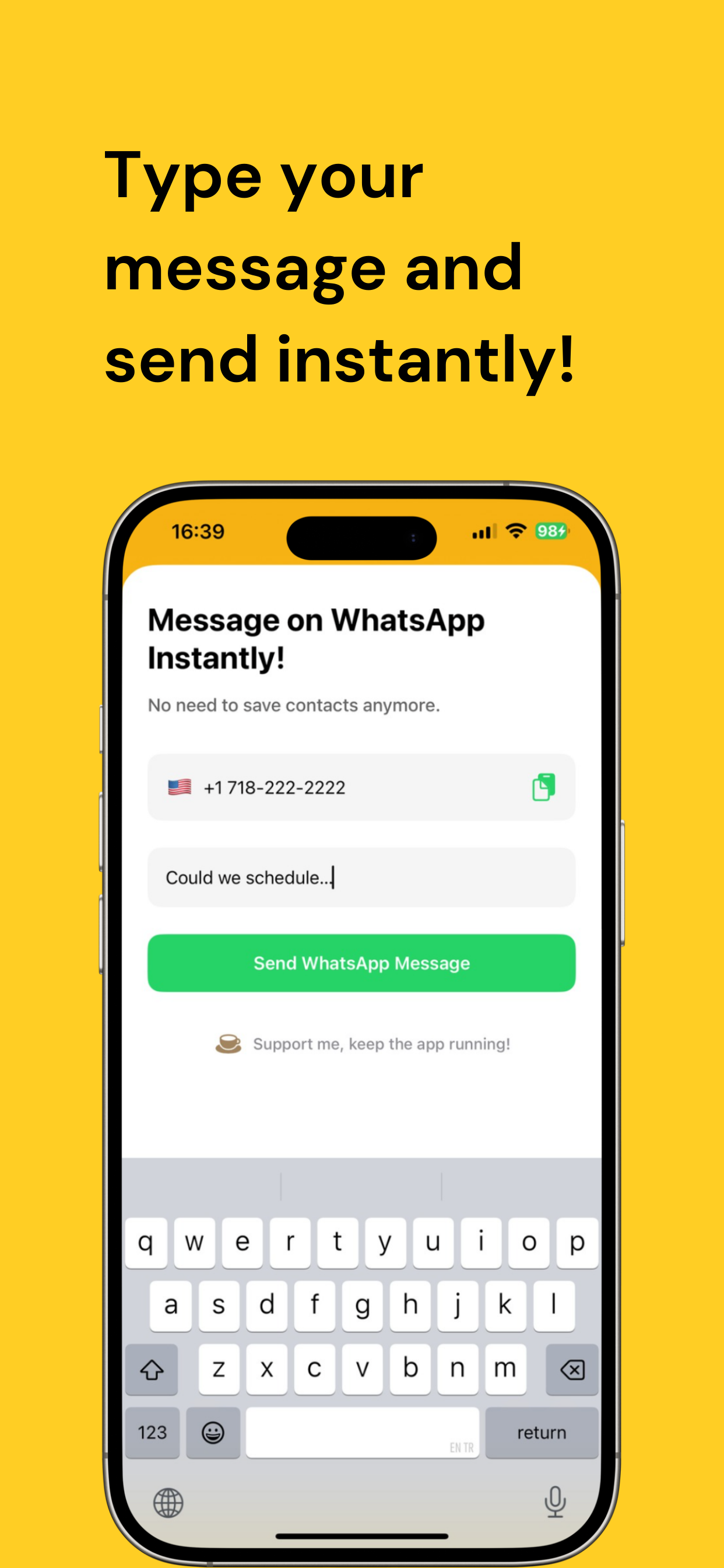 kwikZap – Chat Fast No Contact