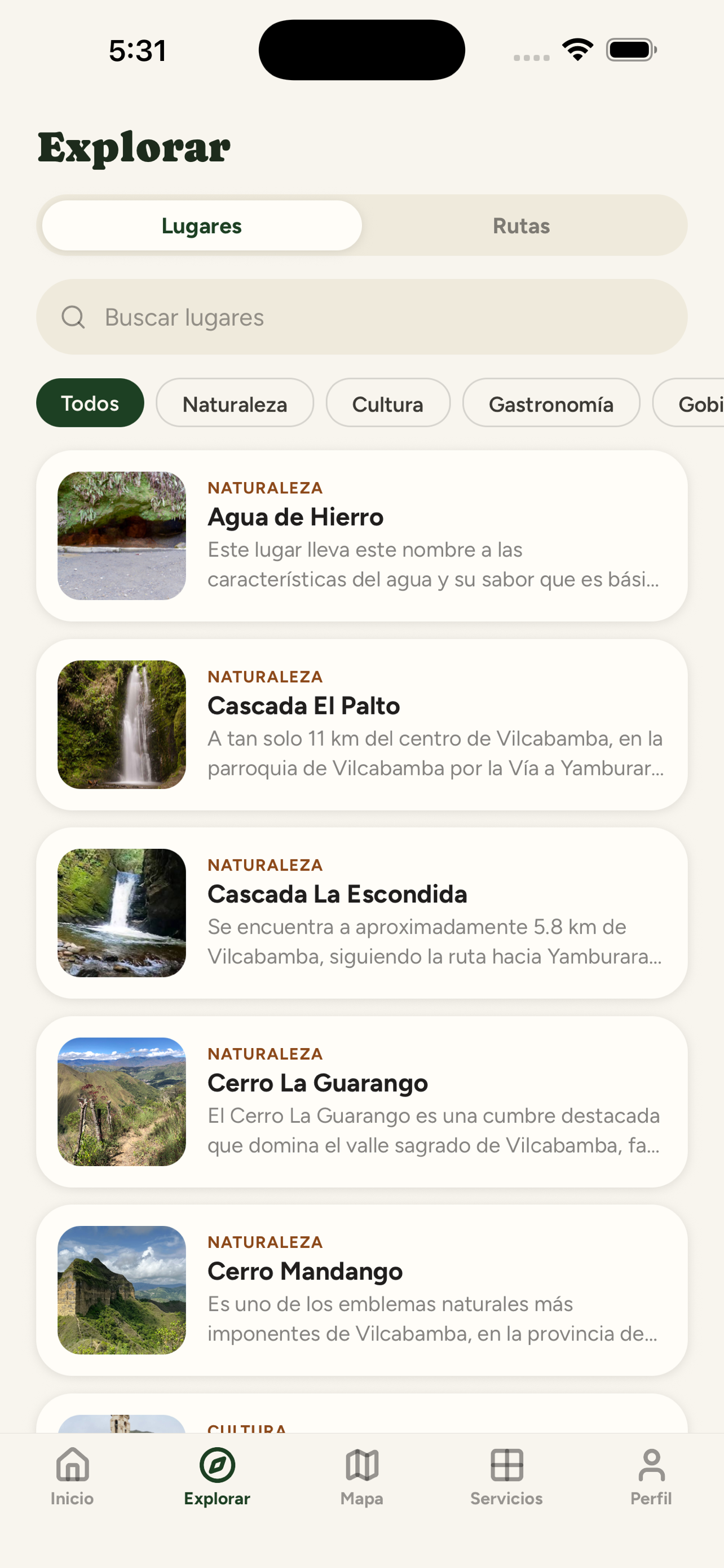 Vilcapp screenshot 2