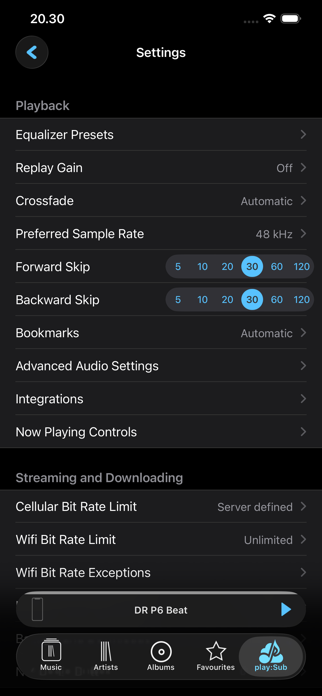play:Sub Music Streamer Screenshot 8 of 10