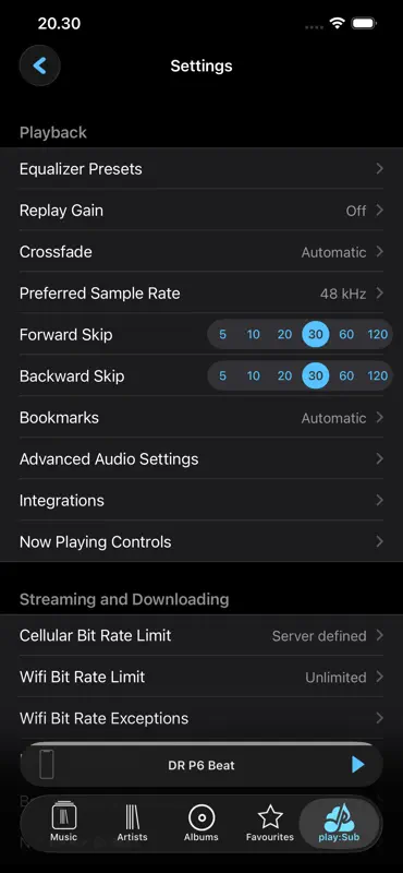 play:Sub Music Streamer screenshot 8 of 10