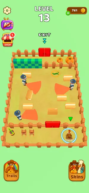 Turkey Escape: Farm Breakout! screenshot 1