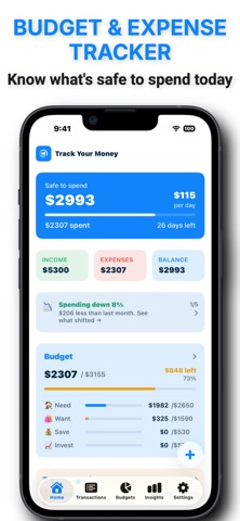 TYM: Budget & Expense Tracker Screenshot 1 of 8