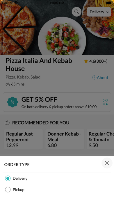 Pizza Italia And Kebab House Screenshot