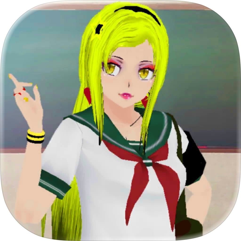 Apple App Store cover for Yandere Schoolgirls Online
