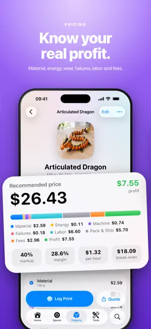 Spoolo: 3D Printing Calculator screenshot 4