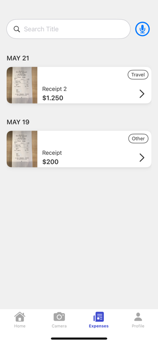 Receipt Saver: Quick Log Screenshot 3 of 7