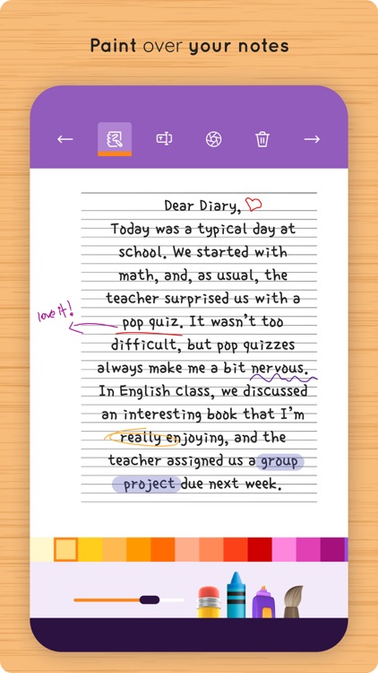 Write & draw on photos easy