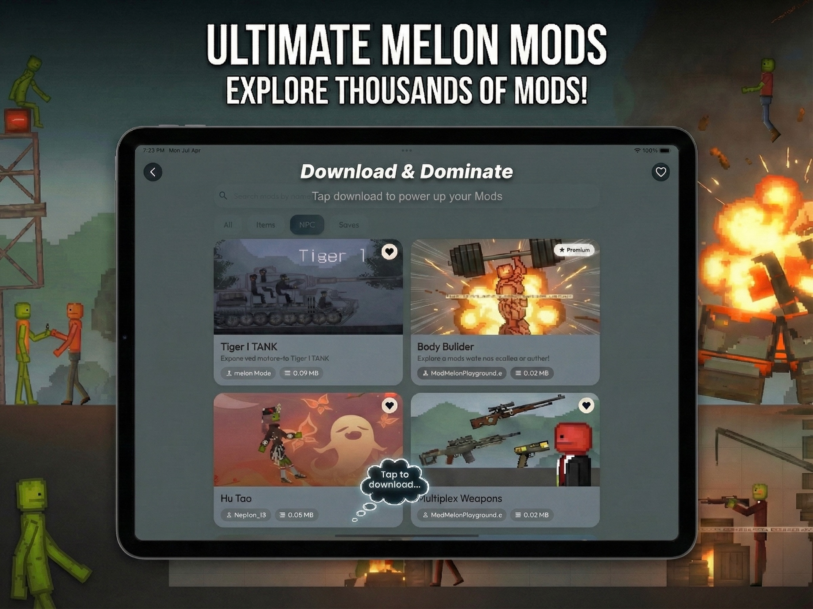 Mega Mods For Melon Playground