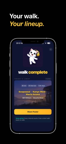 DJ Walk: Music Interval Timer Screenshot 2 of 5