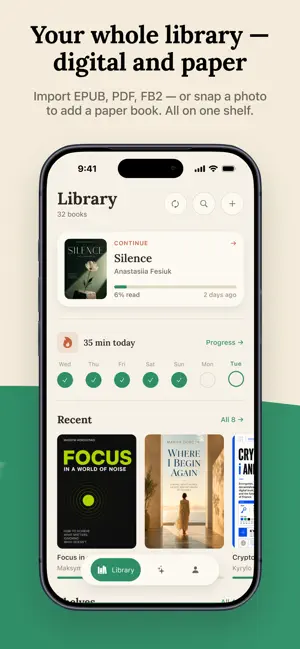 Librosy: eBook Reader & Notes screenshot 1