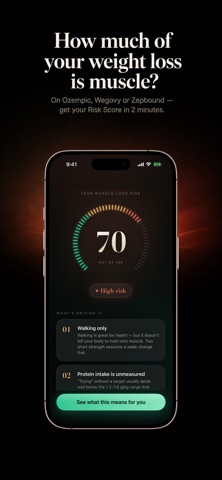 Lean: GLP-1 Muscle Coach iPhone screenshot