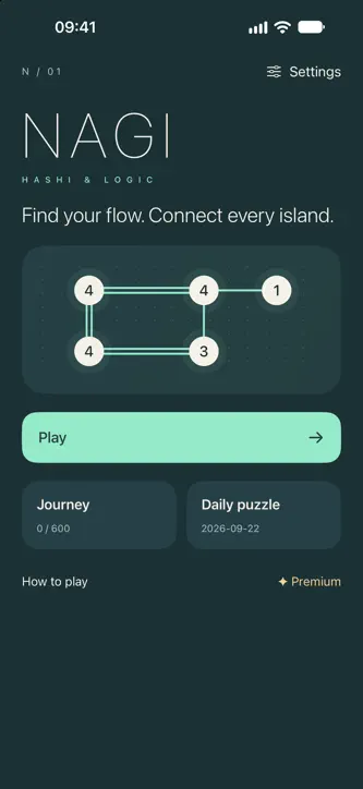 NAGI: Hashi & Logic screenshot 1