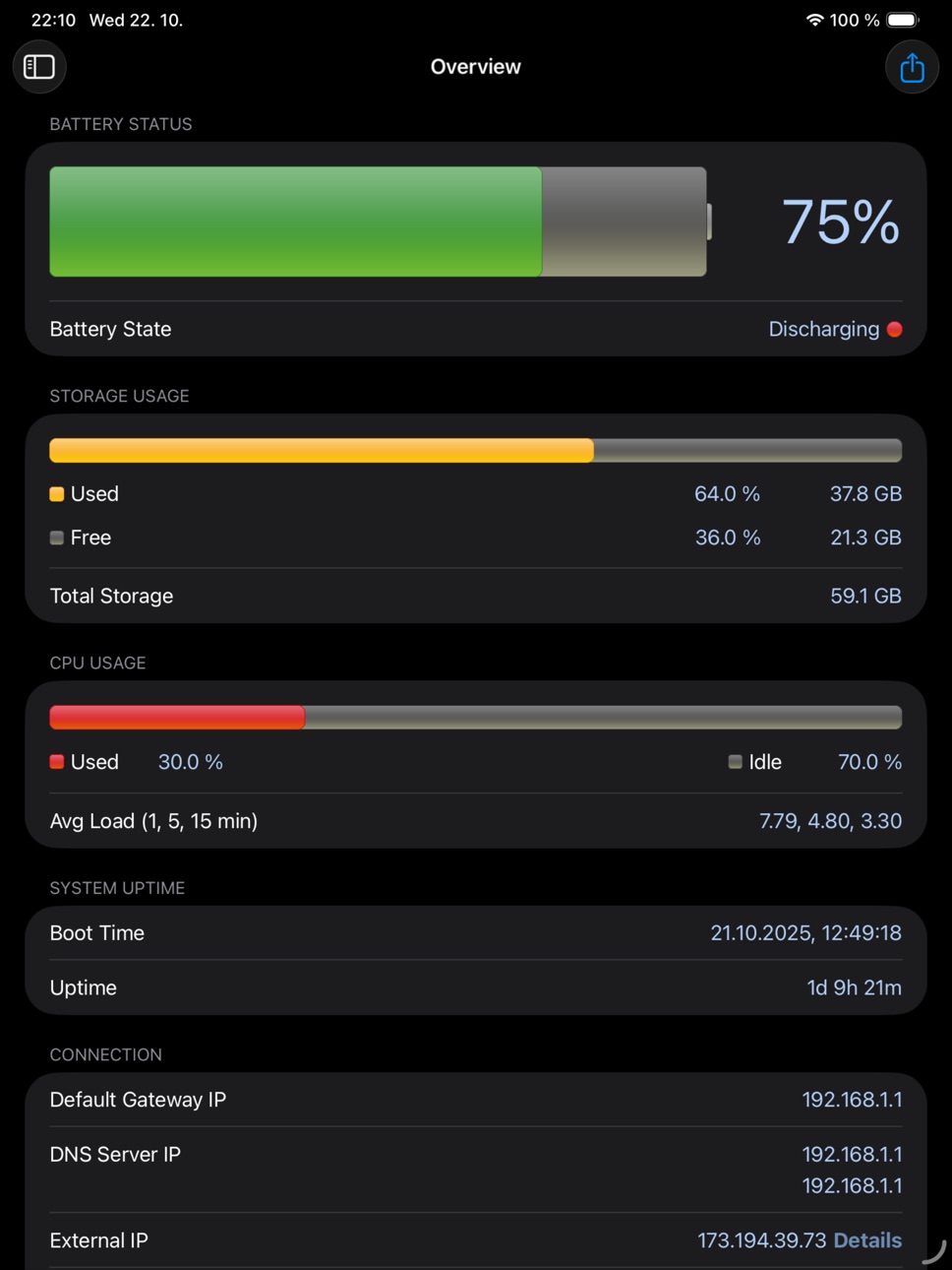 iPad screenshot
