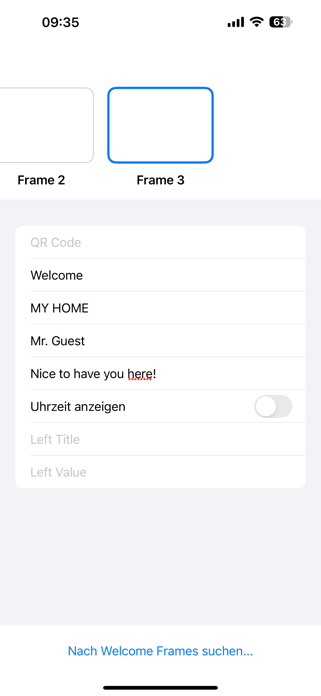 Welcome Frame Screenshot 1 of 1